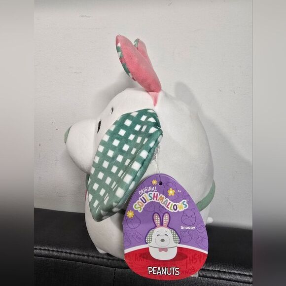 Squishmallow 8” SNOOPY Plush Easter 2025 With Bunny Ears NEW - Picture 3 of 4